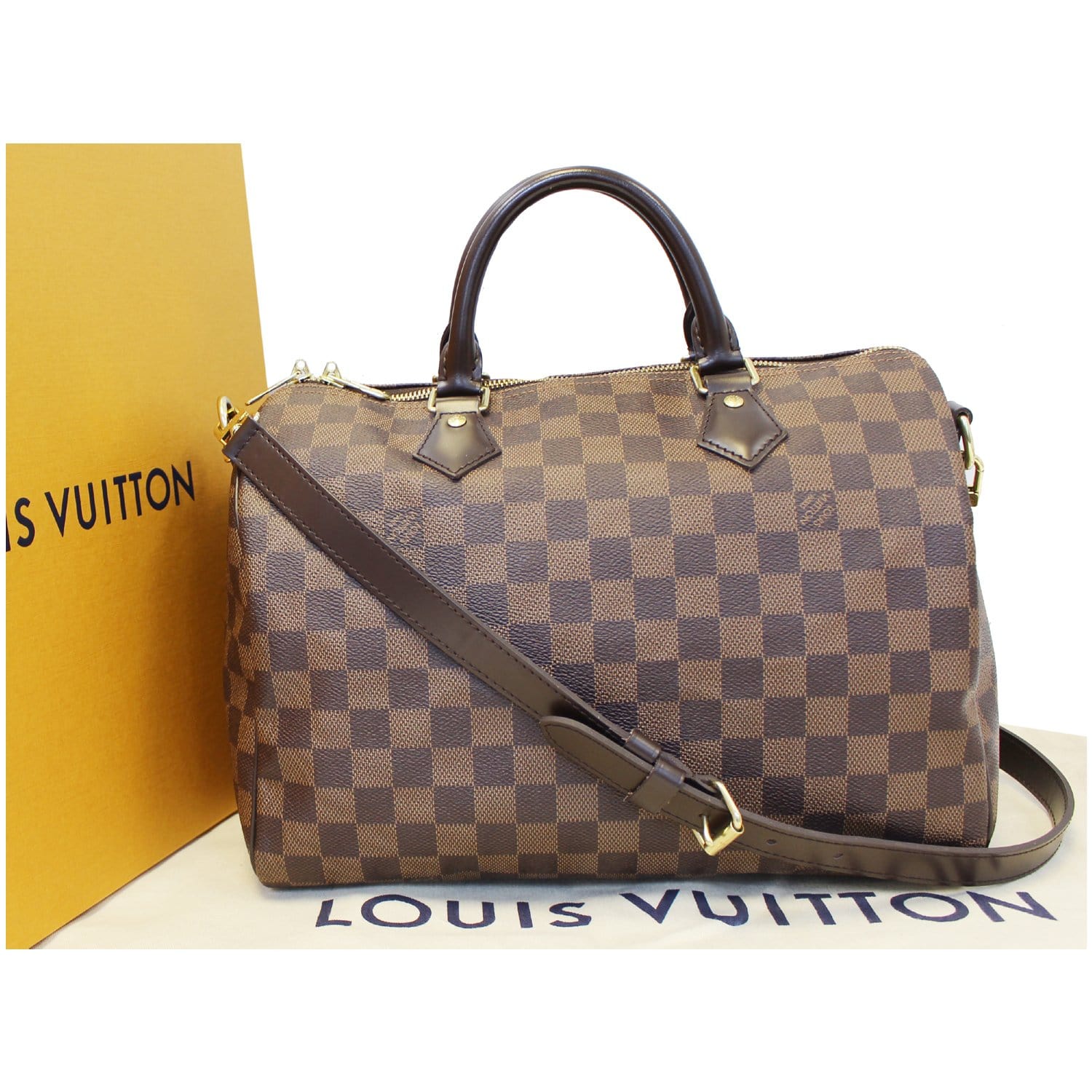 Louis Vuitton Speedy 30 - Lv Damier Bandouliere Shoulder Bag