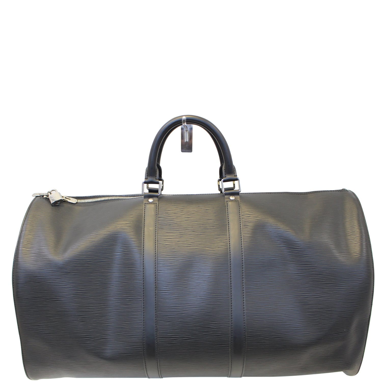 Louis Vuitton BLACK EPI LEATHER KEEPALL 55