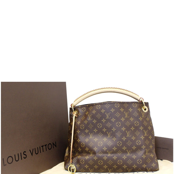 LOUIS VUITTON Artsy MM Monogram Canvas Shoulder Bag Brown-US