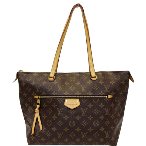 LOUIS VUITTON Iena MM Monogram Canvas Shoulder Bag Brown