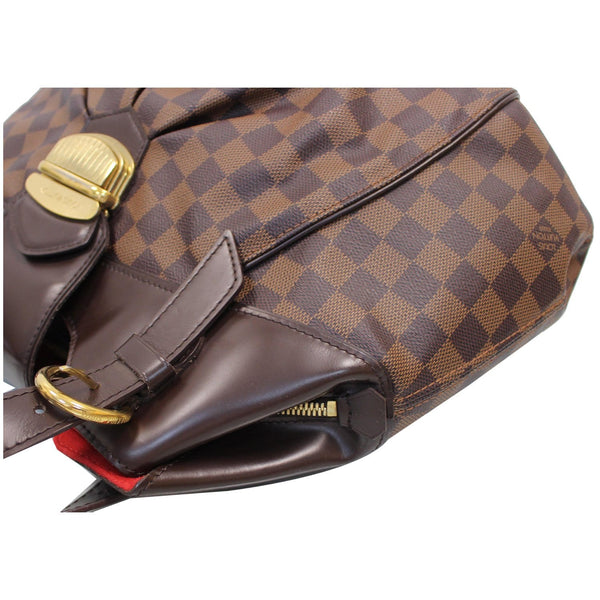 buckle on front Louis Vuitton Sistina GM Shoulder Handbag