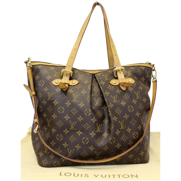 Louis Vuitton Palermo GM - Lv Monogram Tote Shoulder Bag - front view