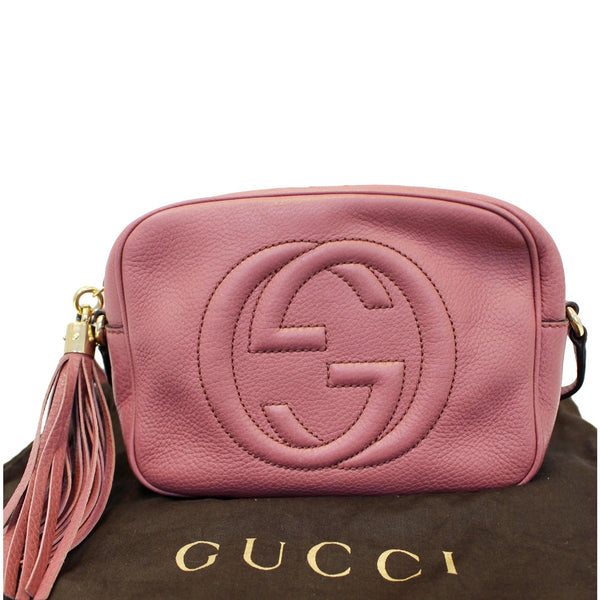 GUCCI Soho Disco Pebbled Leather Small Crossbody Bag 308364-US