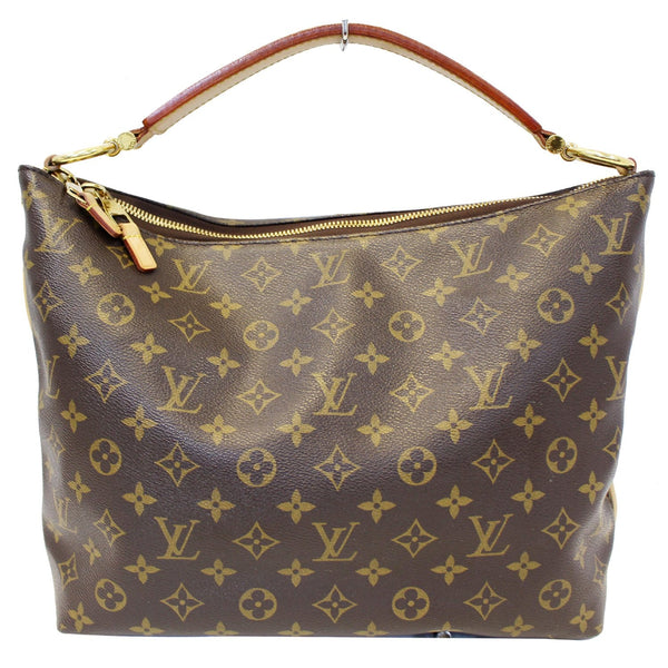 Louis Vuitton Sully PM Monogram Canvas Shoulder Bag leather