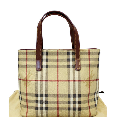 BURBERRY Nova Check Tote Bag