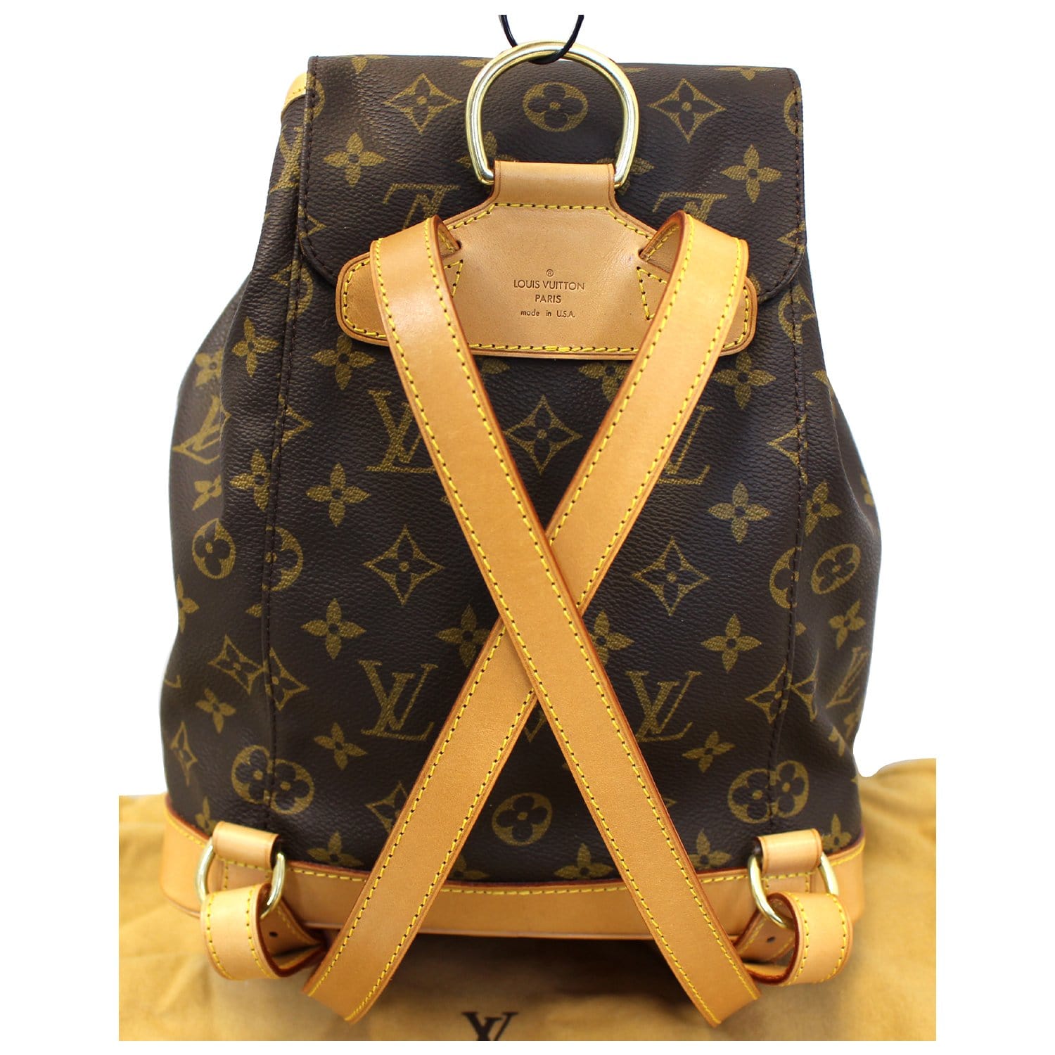 authentic louis vuitton mini montsouris backpack bag LOUIS VUITTON Mini Montsouris Monogram Canvas Backpack Bag-US