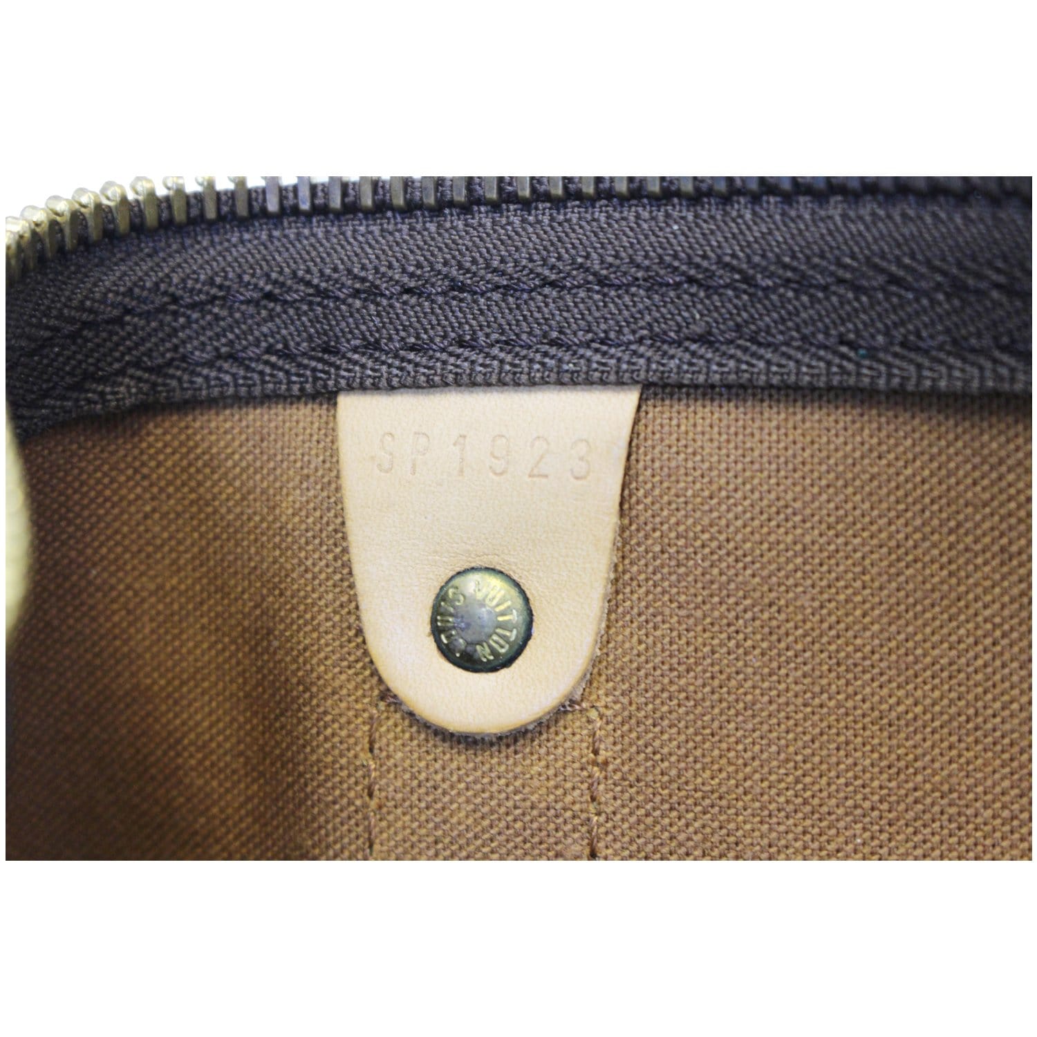 Bolsa de viaje Louis Vuitton Keepall 45 cm en lona Monogram marrón