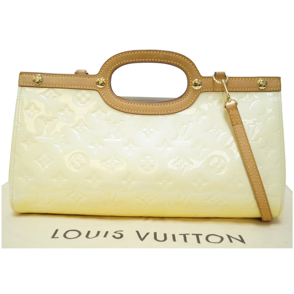 Louis Vuitton Shoulder Bag Roxbury Drive Vernis Leather cream