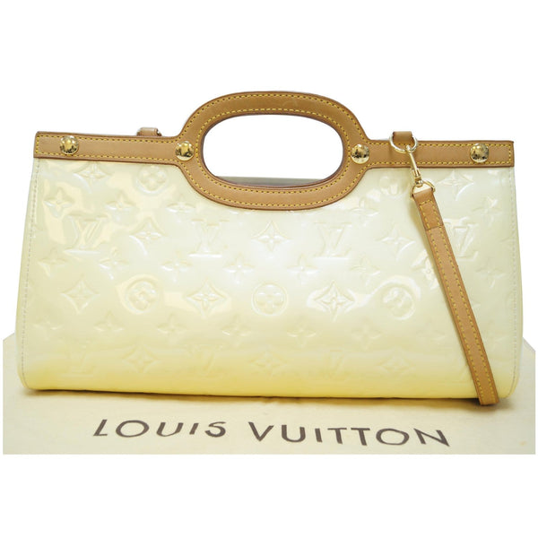 Louis Vuitton Shoulder Bag Roxbury Drive Vernis Leather cream