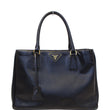 PRADA Galleria Medium Saffiano Leather Tote Bag Black