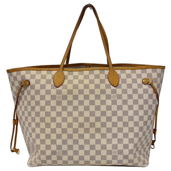 Louis Vuitton Neverfull GM Damier Azur Tote Bag - front view