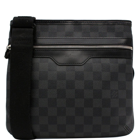 LOUIS VUITTON Thomas Damier Graphite Messenger Bag Black