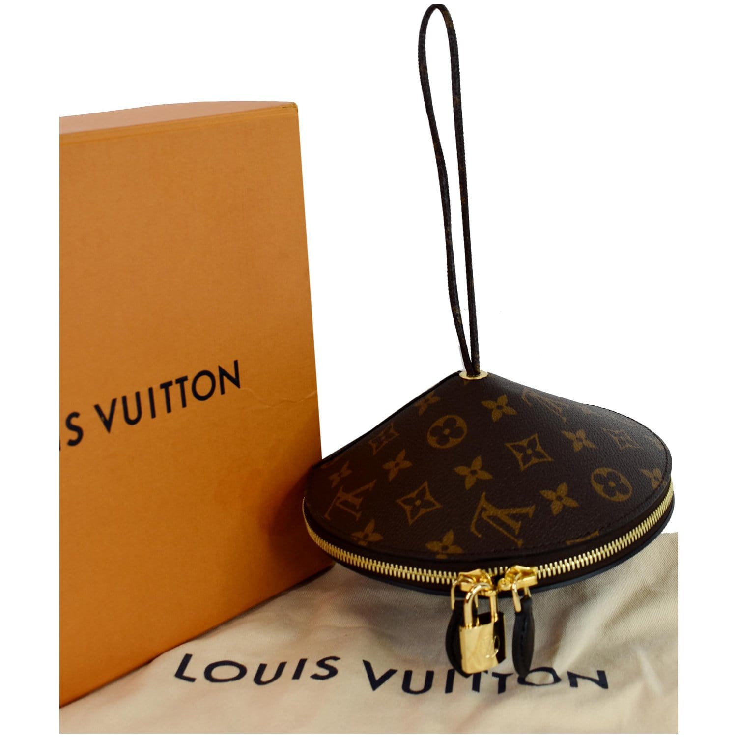 Louis Vuitton Toupie Monogram Brown in Coated Canvas with Gold-tone - MX