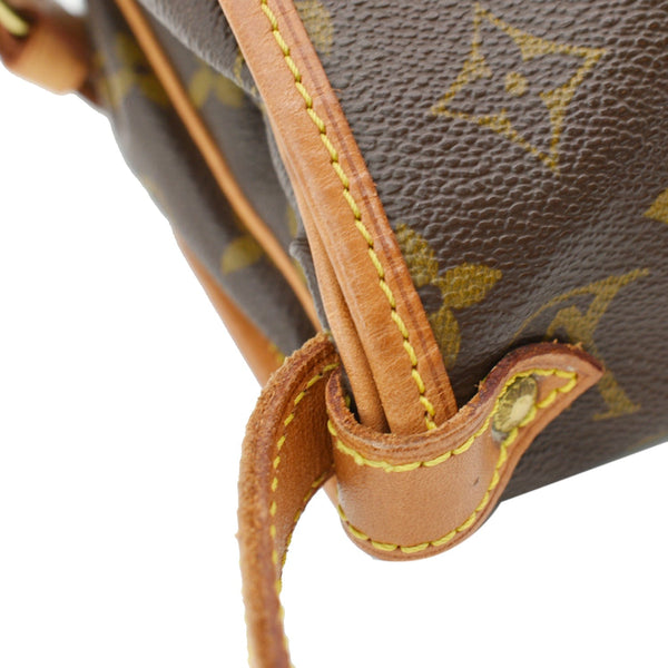 LOUIS VUITTON Saumur 30 Monogram Canvas Crossbody Bag Brown