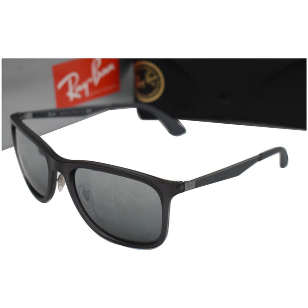 RAY-BAN RB4313-637988 Sunglasses Grey Silver Mirror Gradient Lens