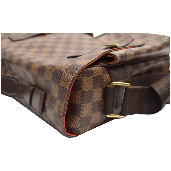 LOUIS VUITTON Broadway Damier Ebene Messenger Bag Brown