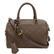LOUIS VUITTON Speedy 25 Bandouliere Monogram Empreinte Leather Crossbody Bag Tourterelle