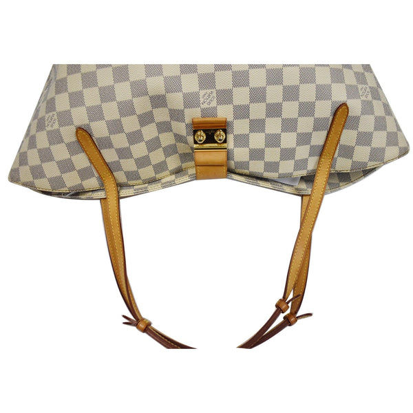 LOUIS VUITTON Salina PM Damier Azur Shoulder Bag White