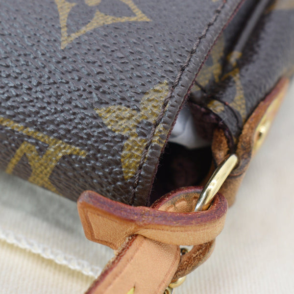 LOUIS VUITTON Favorite PM Monogram Canvas Crossbody Bag Brown