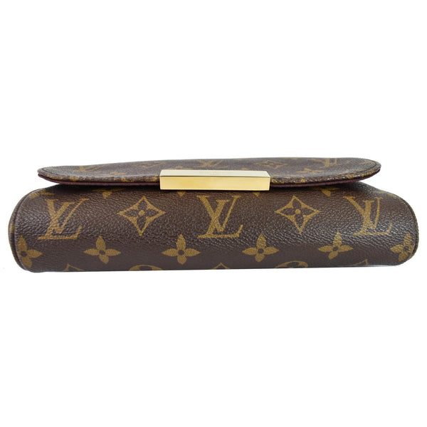 LOUIS VUITTON Favorite PM Monogram Canvas Shoulder Bag Brown