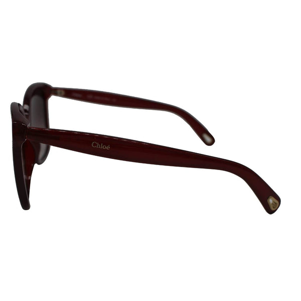 Chloe CE766S 620 Burgundy Sunglasses Grey Lens