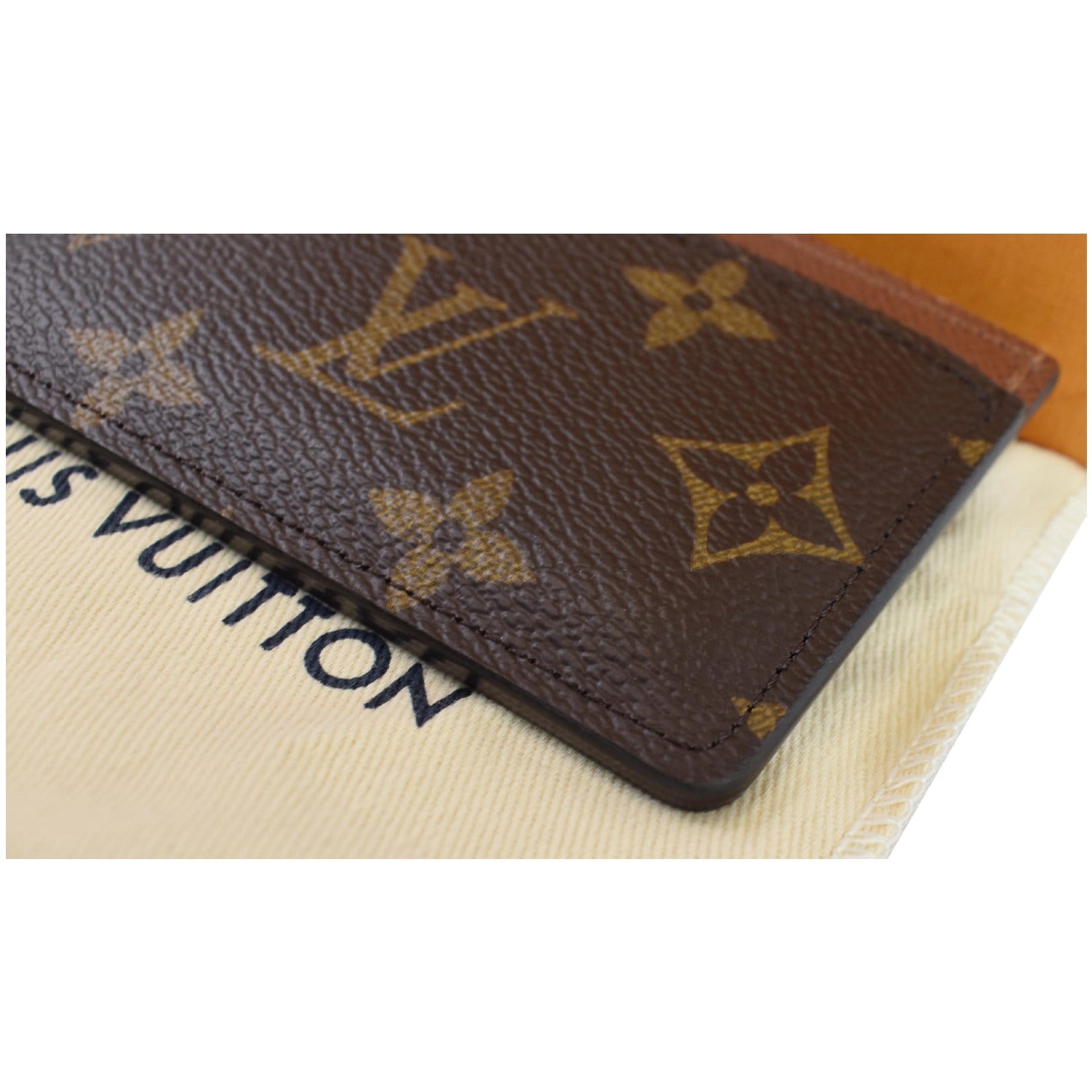 Louis Vuitton Women's Pre-Loved Card Holder, Monogram, Brown, One Size