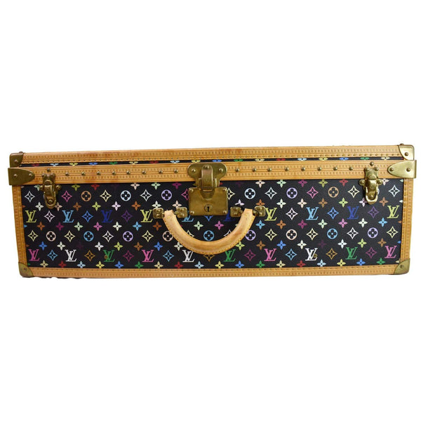 LOUIS VUITTON Alzer 80 Multicolor Monogram  Suitcase Travel Bag Black