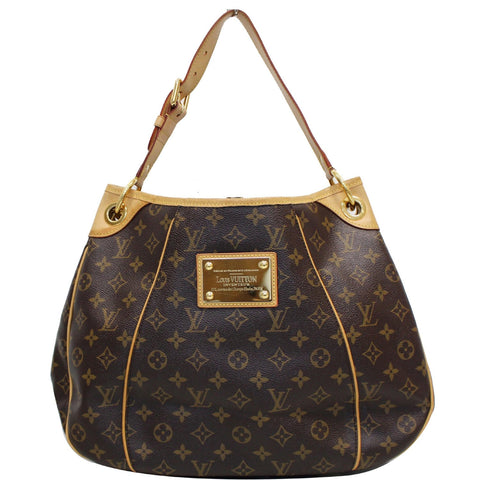 LOUIS VUITTON Galliera PM Monogram Canvas Shoulder Bag Brown