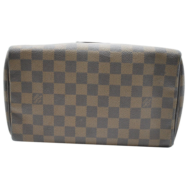 LOUIS VUITTON Speedy 25 Damier Ebene Satchel Bag Brown