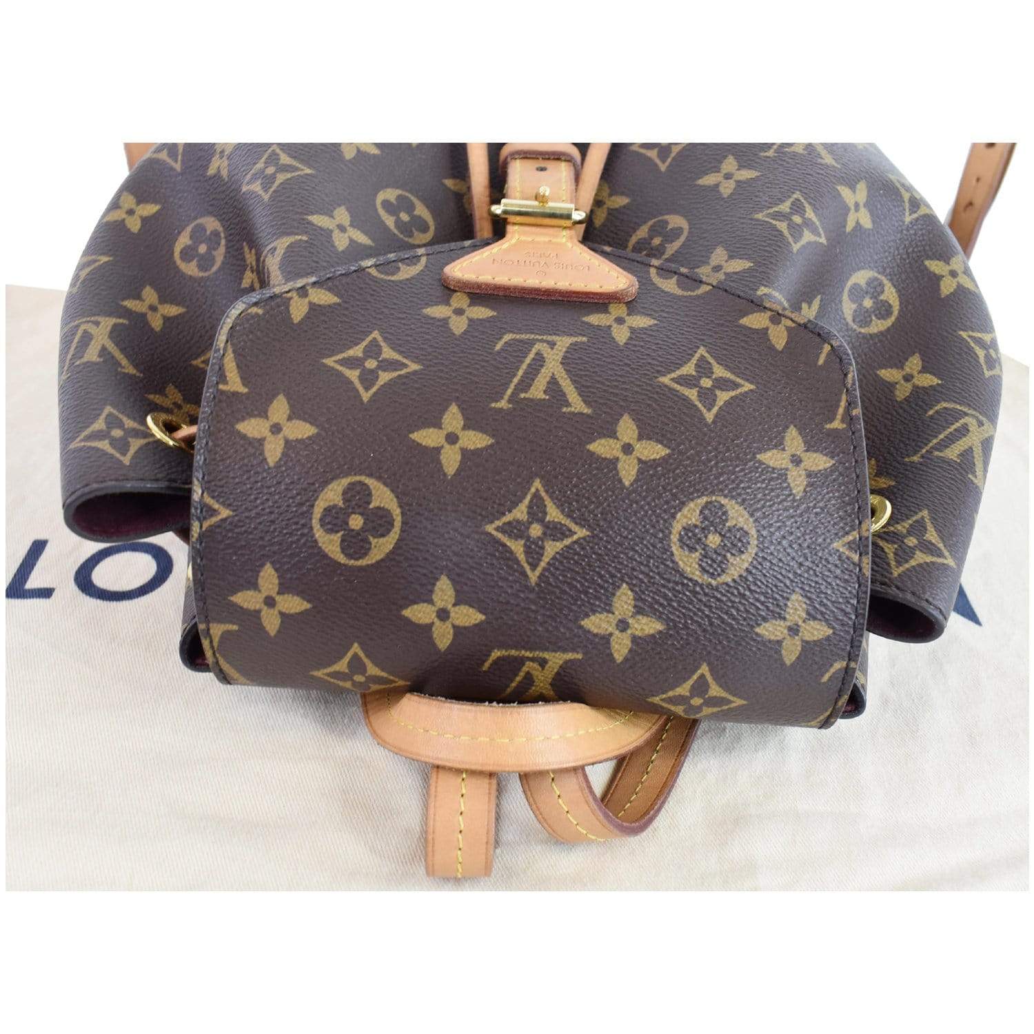 fake louis vuitton backpack Louis Vuitton Montsouris NM Monogram Canvas Backpack