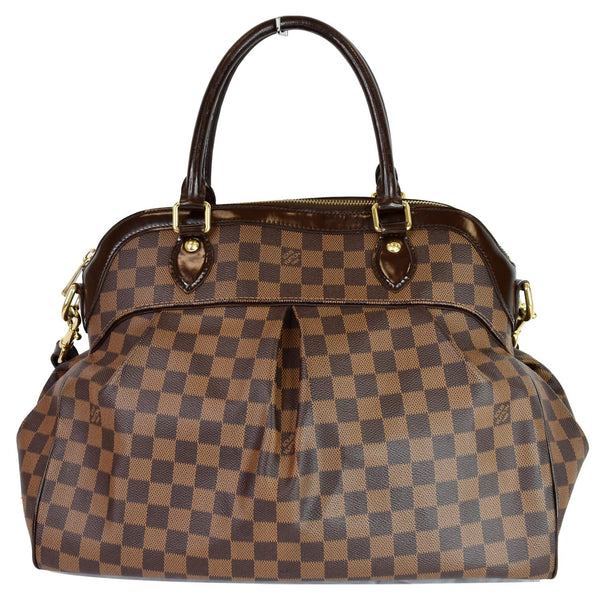 Louis Vuitton Trevi GM Damier Ebene 2way Shoulder Bag - women bag front