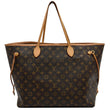 LOUIS VUITTON Neverfull GM Monogram Canvas Tote Bag Brown