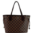 LOUIS VUITTON Neverfull PM Damier Ebene Shoulder Bag Brown