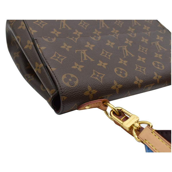 LOUIS VUITTON Cluny MM Monogram Canvas Shoulder Bag Brown