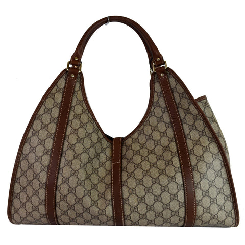 GUCCI Joy Large GG Monogram Shoulder Bag Brown 203493