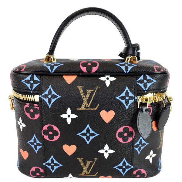 LOUIS VUITTON Game On Vanity PM Monogram Canvas Crossbody Bag Black