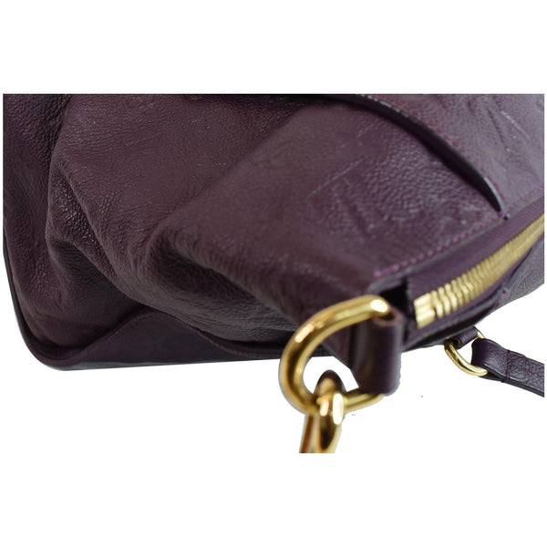 LOUIS VUITTON Lumineuse PM Monogram Empreinte Leather Shoulder Bag Plum