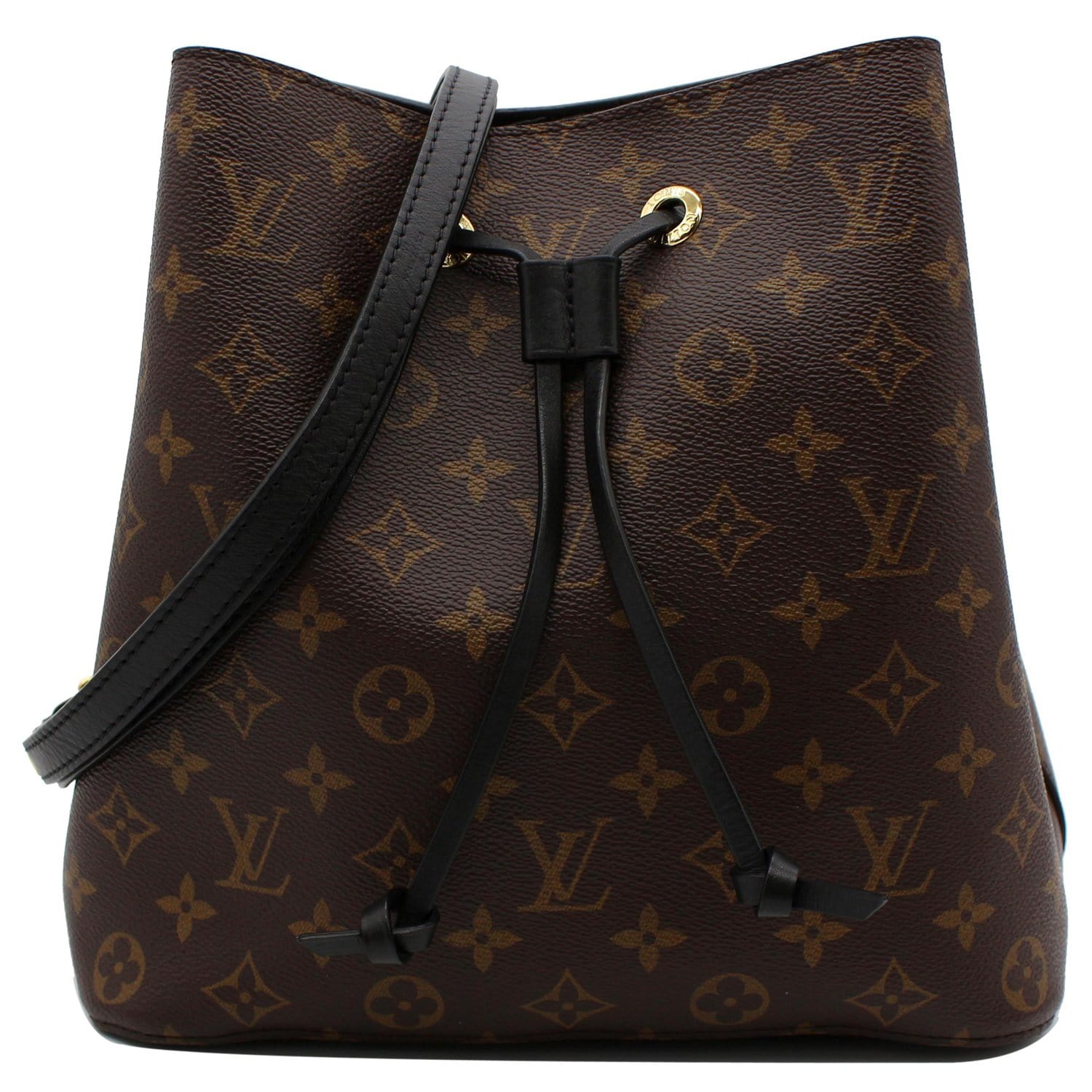 Louis+Vuitton+N%C3%A9oNo%C3%A9+Shoulder+Bag+MM+Brown+Canvas+Monogram for  sale online