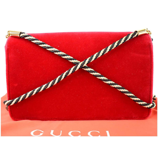 Gucci Broadway Mini Velvet Crossbody Bag shoulder strap