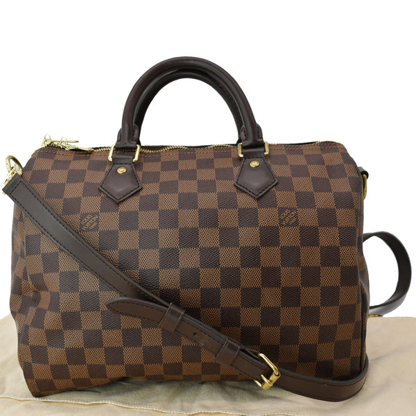 Louis Vuitton Speedy 30 Bandouliere Damier Ebene Bag