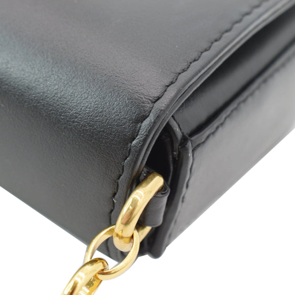 DOLCE & GABBANA DG Girl Leather Crossbody Bag Black