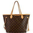 LOUIS VUITTON Neverfull MM Monogram Canvas Tote Bag Fuchsia