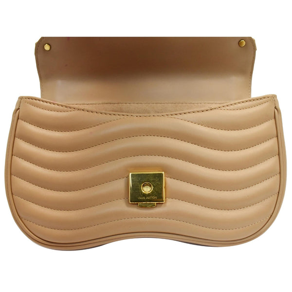 Louis Vuitton New Wave Chain MM Calfskin Leather Bag - sleek design