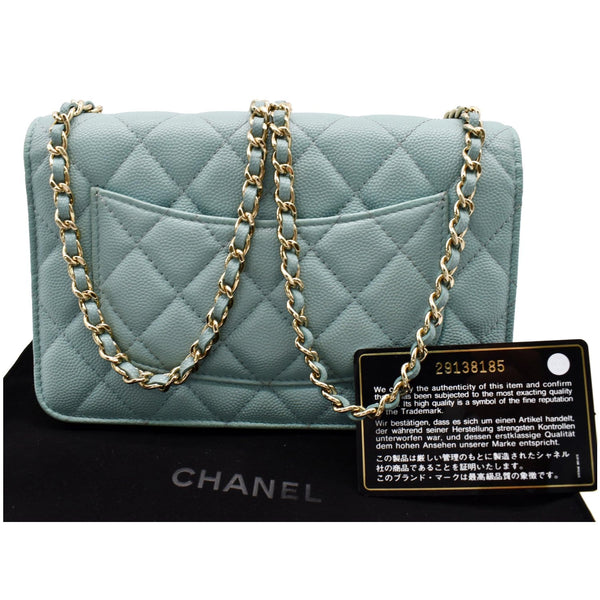 Chanel CC WOC Caviar Leather Wallet On Chain Shoulder Bag