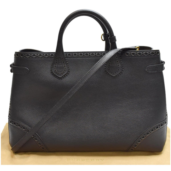 Burberry Large Banner Leather Shoulder Bag - detachable strap | DDH