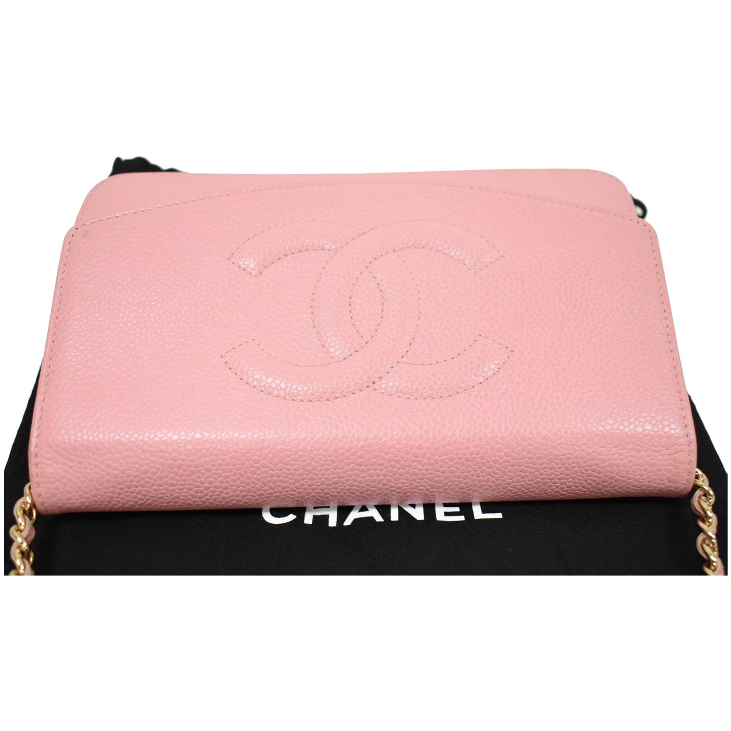 Chanel Timeless Classic Wallet On Chain Pink velvet Leather ref.503526 -  Joli Closet