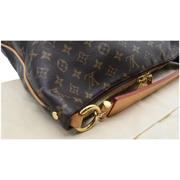LOUIS VUITTON Sully MM Monogram Canvas Shoulder Bag Brown