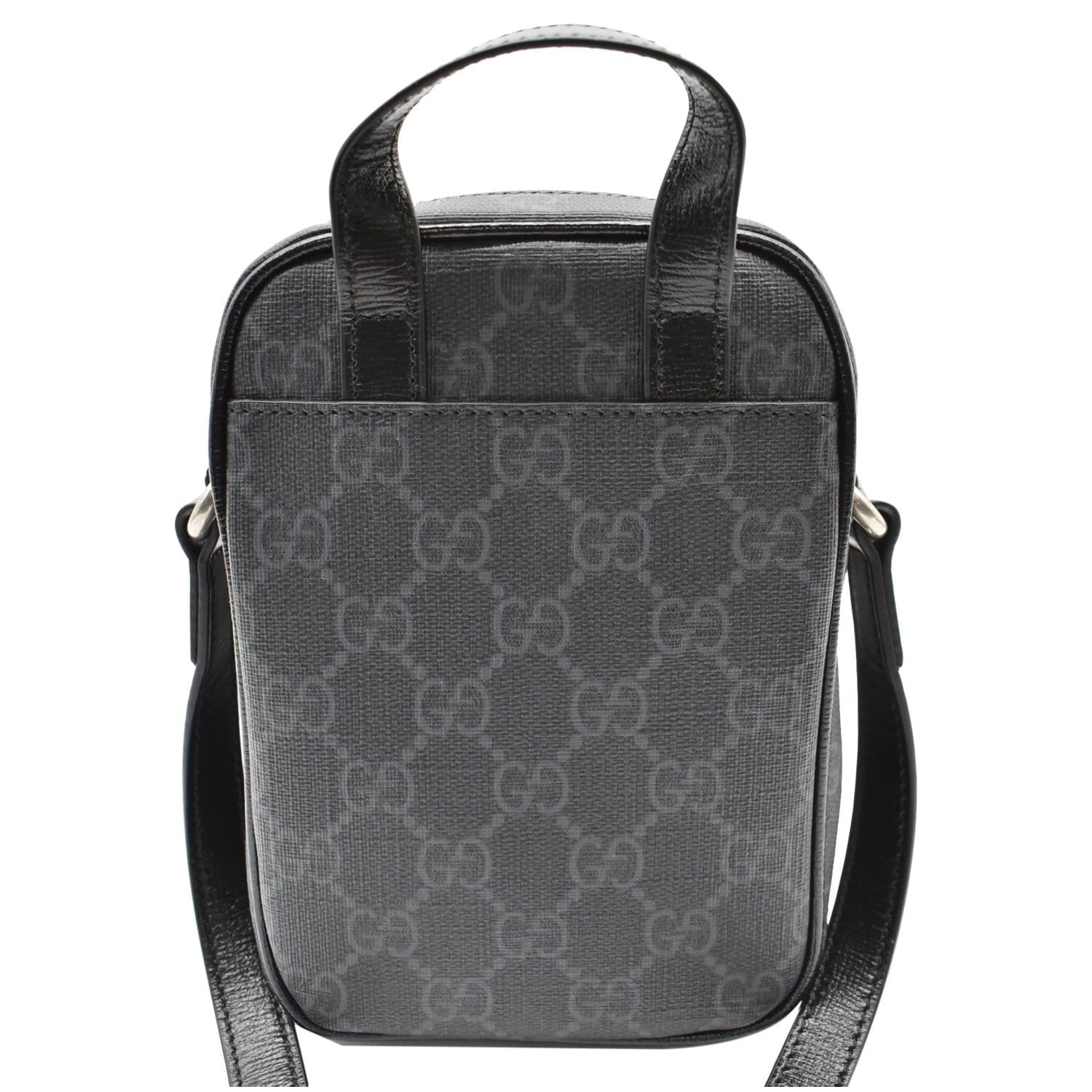 Interlocking G Heart Mini Crossbody Bag in Black - Gucci