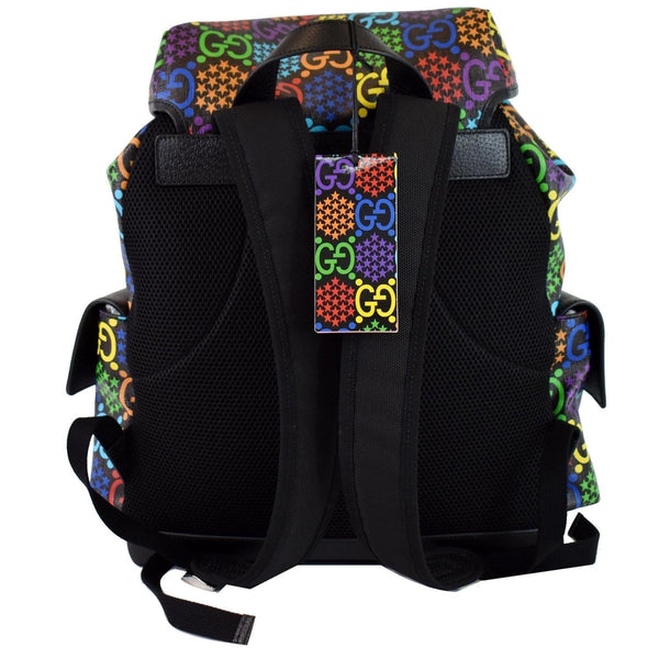 GUCCI GG Psychedelic Supreme Medium Backpack Bag Black 598140 - Final Sale