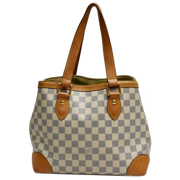 LOUIS VUITTON  Hampstead PM Damier Azur Shoulder Bag White